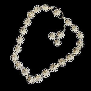 Cuttacki Tarkasi in Orissa Filigree Bracelet 7 inches